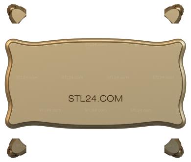 Столы (STL_0140) 3D модель для ЧПУ станка